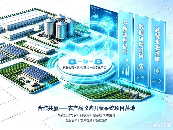 农产品收购开票数字化项目于德州正式落地
